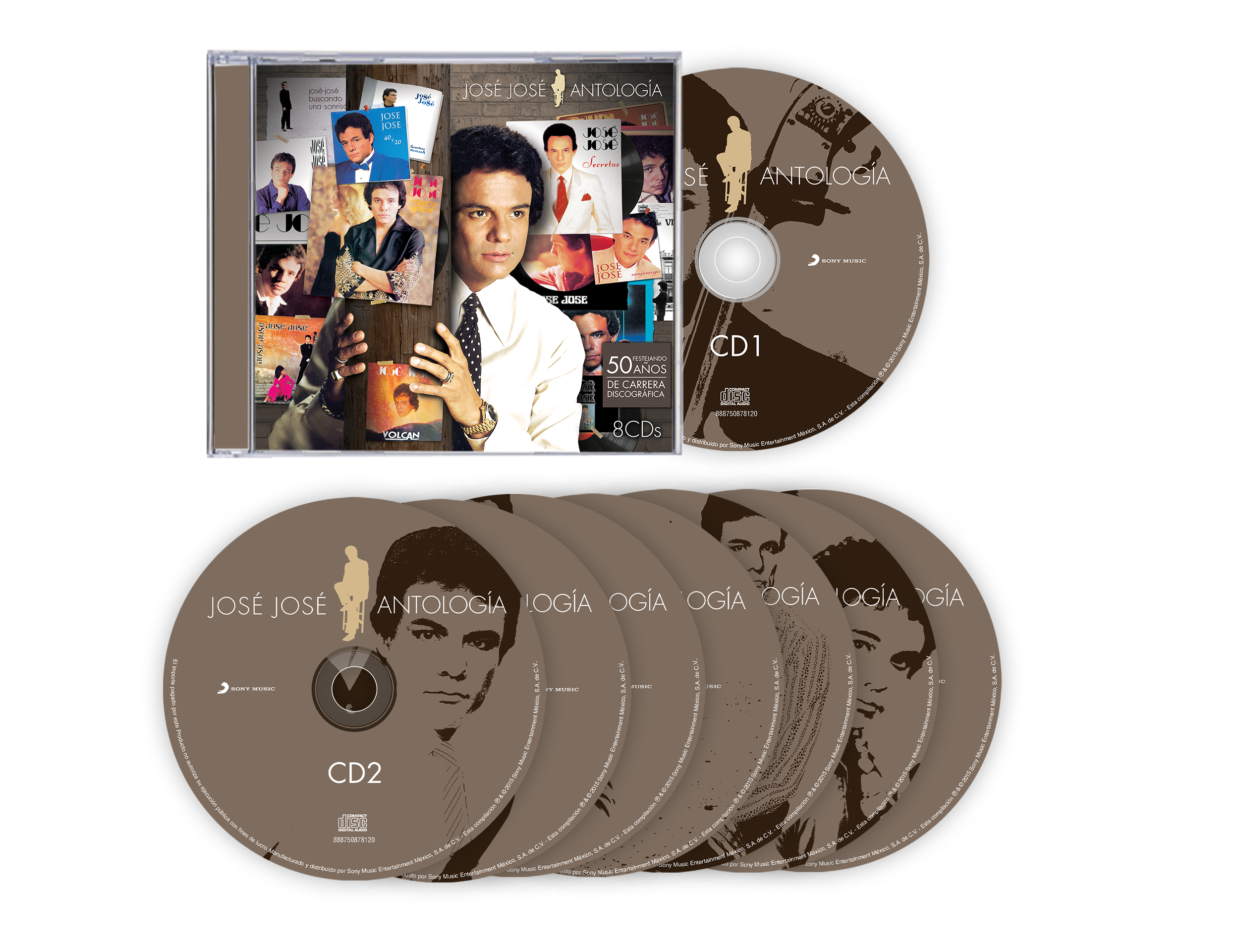 💿 Antología - José José (Colección de CD)